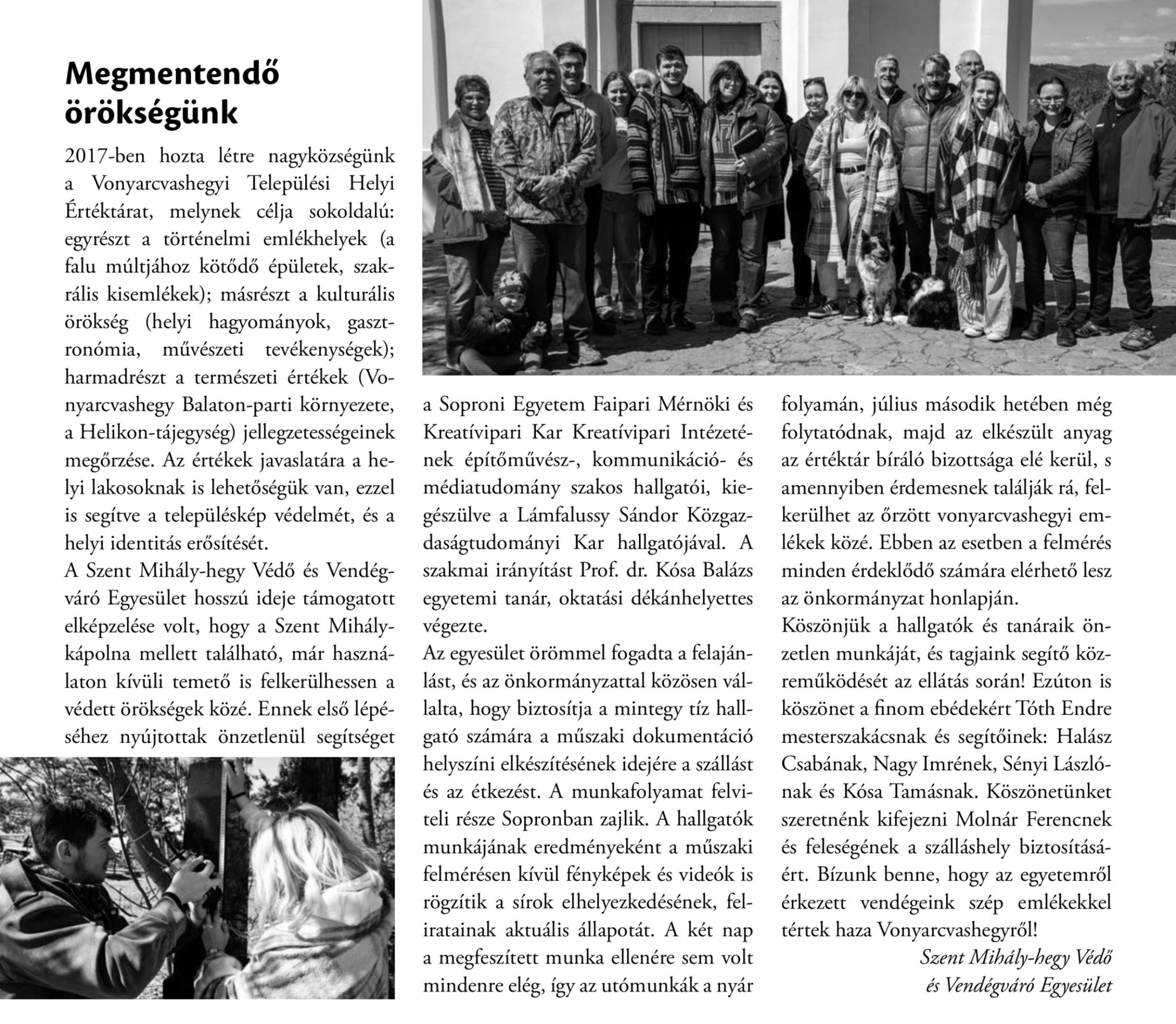 Megmentendő örökségünk Megmentendő örökségünk